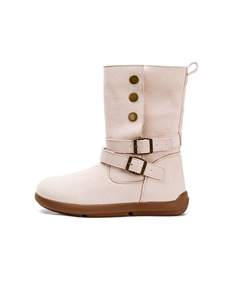 Теплые и износостойкие женские зимние ботинки Crew, розовые Zun'er