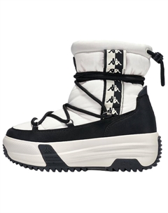 Теплые, износостойкие, нескользящие, женские зимние ботинки Crew Snow Boots белого цвета Kappa