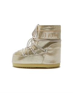 Сапоги женские Icon низкие с блестками, золотой Moon boot