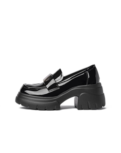 Лоферы женские 6,5 см, Black Josiny