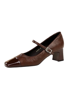 Туфли Мэри Джейн женские, Dark Brown Bigtree