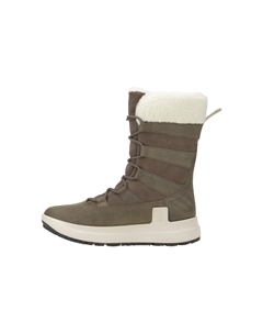 Женские зимние сапоги до колена, бежевого цвета Ecco