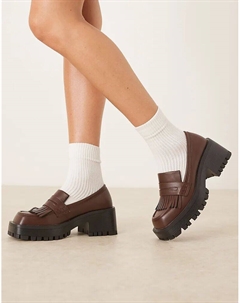 Массивные мокасины Vamika коричневого цвета Raid