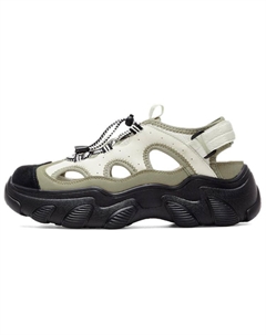 Ботинки для походов по реке 5,5 см женские, Beige Green 15 mins