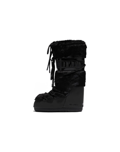 Зимние ботинки женские Icon с логотипом, черный Moon boot