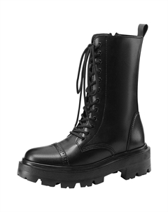 Ботинки Crew Martin, высота около 6 см, женские, черные Mulinsen