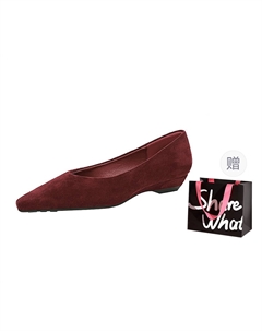 Повседневные однобортные туфли женские, Ancora Red+Shopping Bag Bigtree