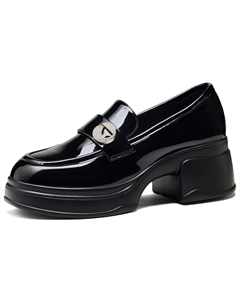 Лоферы женские черные Josiny