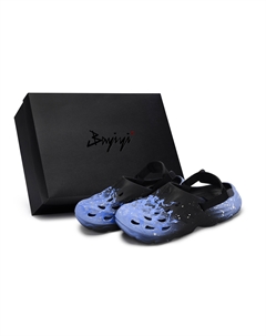 MAXXCLOG 811 Manufacturing, флуоресцентный морской синий, специальные сабо унисекс, черно-синие Adidas