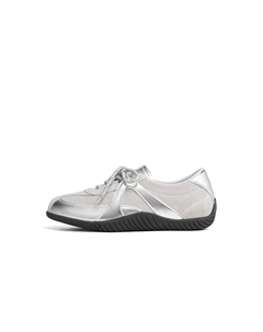 Устойчивые к истиранию, нескользящие, низкие повседневные туфли для женщин, Silver Gray Red dragonfly