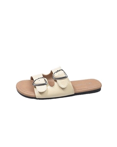 Тапочки-слайды женские желтые Tafn