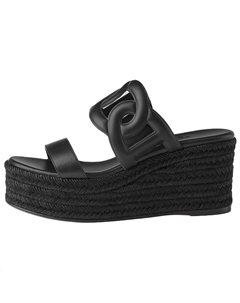 HERMES Тапочки-слайды 8,5 см женские черные Hermès