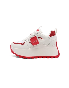 Низкие повседневные туфли женские, Apricot Red dragonfly