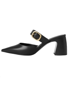 Устойчивые к истиранию сандалии с закрытым носком, женские, черные Charles&keith