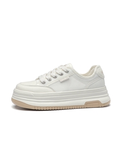 Туфли на платформе 5,5 см женские, White Hla