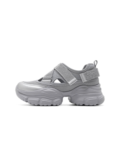 Низкие повседневные туфли женские серебристые, Silver C°banner