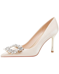 Женские туфли на тонком каблуке, цвет шампанского, Champagne Weishibangwei