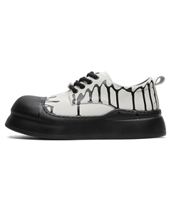 Низкие повседневные туфли, увеличивающие рост, унисекс, белые Weishibangwei