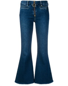 Mih jeans укороченные джинсы клеш 28 синий M.i.h jeans
