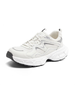 Женские низкие кроссовки Chunky, бежево-серые/шампанско-золотистые Josiny