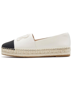 Женские эспадрильи Barley Shoes, Chanel-Inspired Black White Staccato