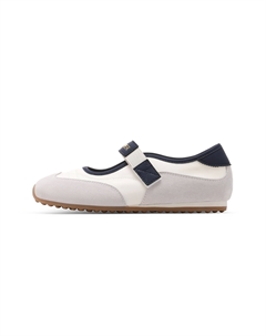 Туфли Мэри Джейн на плоской подошве женские, Beige C°banner