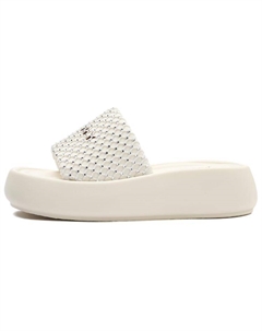 Устойчивые к истиранию тапочки-слайды женские цвета экрю, Ecru Josiny