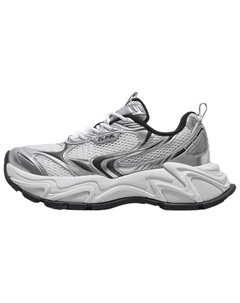 Износостойкие, дышащие, легкие, низкие, массивные женские кроссовки, Silver White/Spring Pink Camel