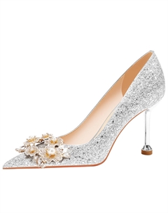 Женские туфли на высоком каблуке, Silver Weishibangwei