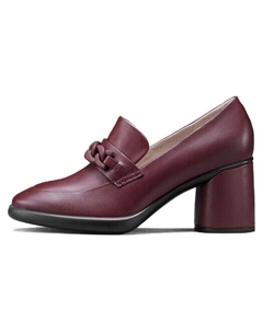 Туфли на высоком каблуке 6,5 см, женские, темно-бордовые Ecco