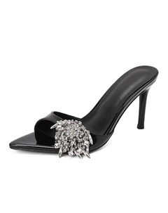 Тапочки-слайды женские, Black Quicheshoes