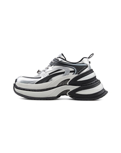 Низкие массивные кроссовки CALVINLUO унисекс, Black White Gray Calvin luo