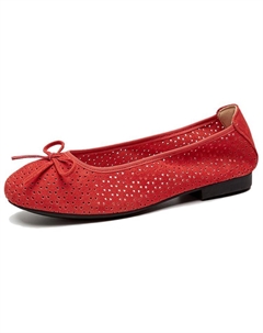 Повседневные однобортные туфли женские, Red Quicheshoes