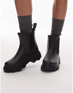 Короткие резиновые сапоги черного цвета Tommy hilfiger