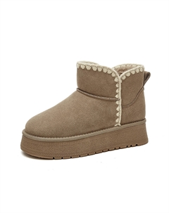 Женские короткие зимние ботинки, устойчивые к истиранию и увеличивающие рост, противоскользящие, Camel Exull q