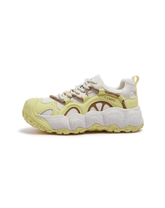 Легкие повседневные туфли, увеличивающие рост, устойчивые к истиранию, для женщин, Ecru/Gray Camel