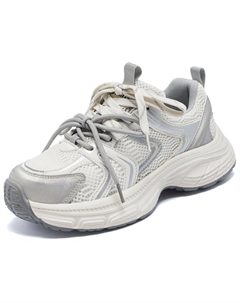 Массивные кроссовки 5 см женские, Beige 15 mins