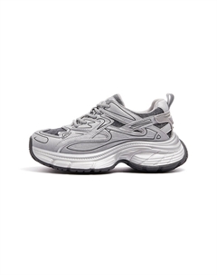 Массивные кроссовки, увеличивающие рост, женские, Gray/Silver Camel