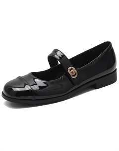 Туфли Мэри Джейн женские черные Weishibangwei