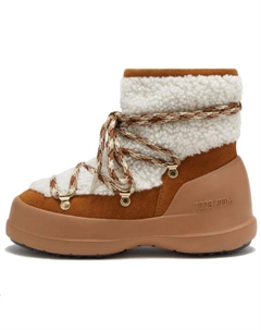 Женские ботинки Luna на толстой подошве, коричневый Moon boot