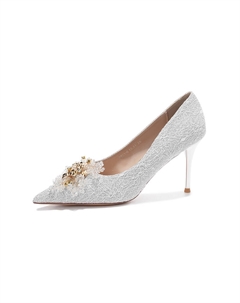 Туфли на тонком каблуке, высокие, 6,5 см, 8,5 см, женские, Silver Weishibangwei