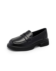 Лоферы женские, черно-коричневые Josiny