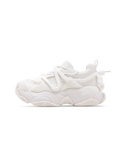 Амортизация, покрытие, поддержка, увеличивающие рост, низкие массивные кроссовки для женщин, White C°banner