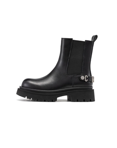 Короткие ботинки челси женские черные Aokang