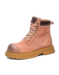 Короткие ботинки Martin 4 см унисекс, Pink 2501 Men'S V zero five