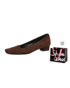 Туфли на высоком каблуке для женщин, Dark Brown+Shopping Bag Bigtree