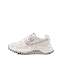 Низкие повседневные туфли женские бежево-фиолетового цвета C°banner