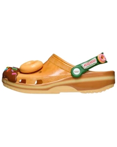 Сандалии Krispy Kreme x Classic Clog Clogs Unisex Gold Crocs