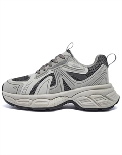 Низкие массивные кроссовки 5 см женские, Dark Gray 15 mins