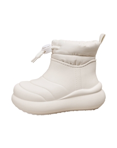 Теплые короткие зимние сапоги женские белые Forest princess